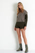 Shan Sofia 3D Mesh and 3D jersey long sleeve top